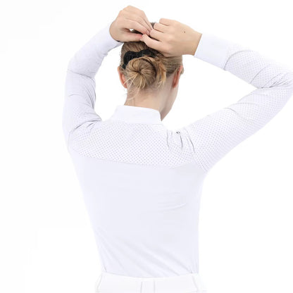 long sleeve celeste show-shirt