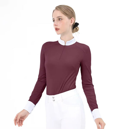 long sleeve celeste show-shirt