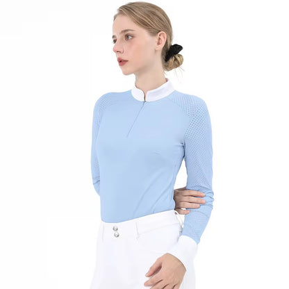 long sleeve celeste show-shirt