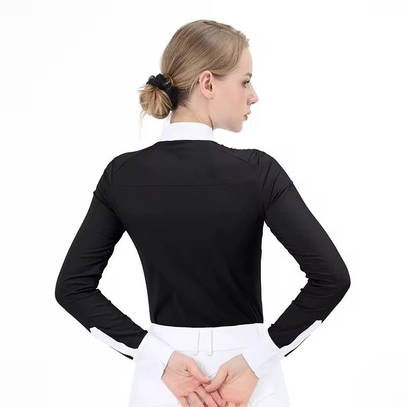 long sleeve celeste show-shirt