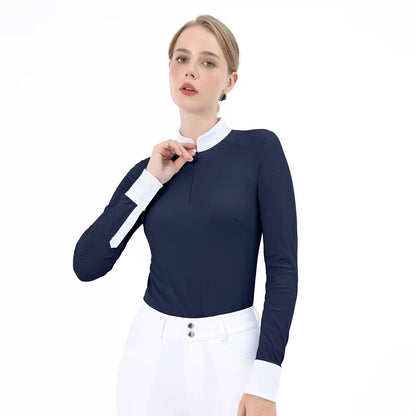 long sleeve celeste show-shirt