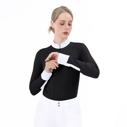 long sleeve celeste show-shirt