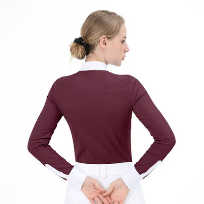 long sleeve celeste show-shirt